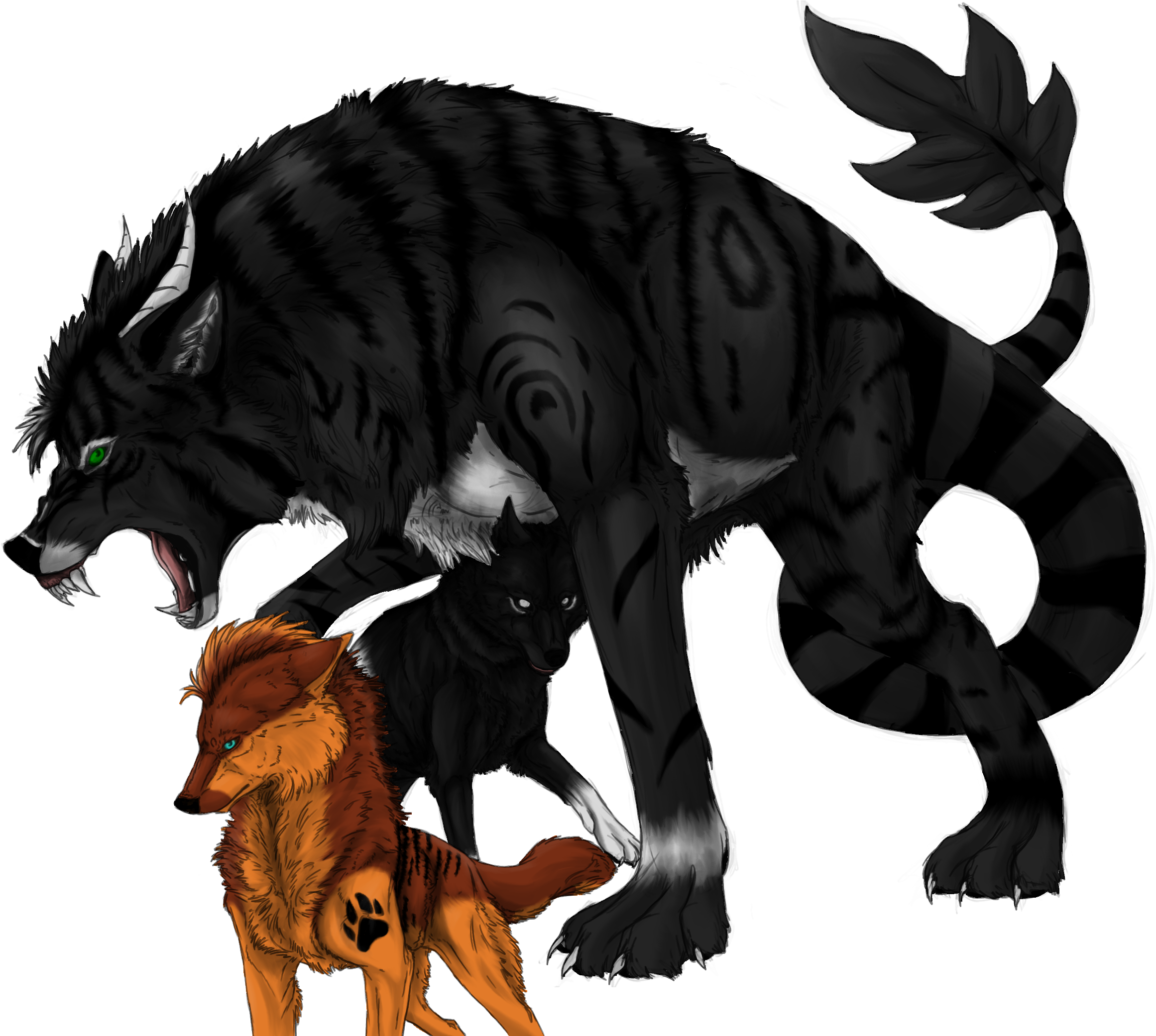 My Demons - Illustration (2524x2081), Png Download