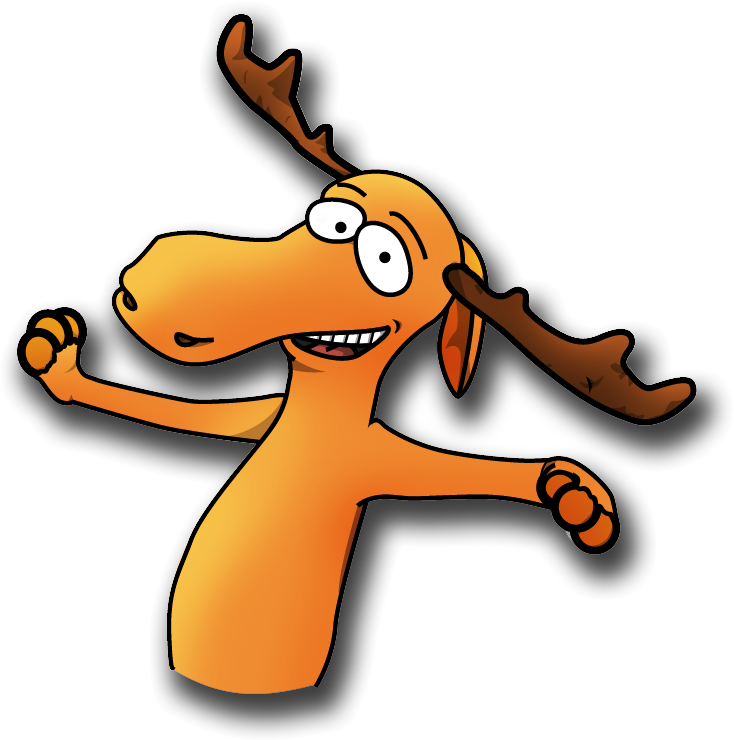 Caricatures - Talking Moose - Talking Moose (734x740), Png Download