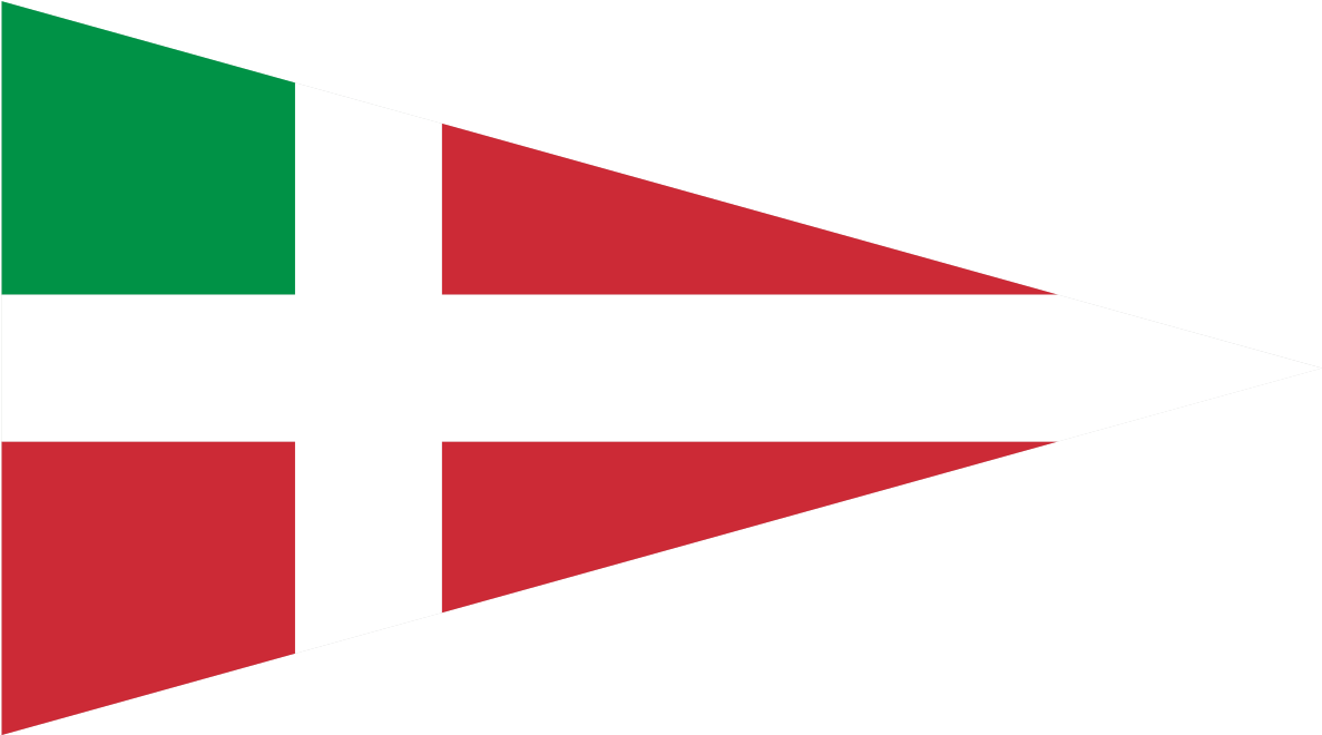 Burgee Of Compagnia Della Vela - Carmine (1280x753), Png Download