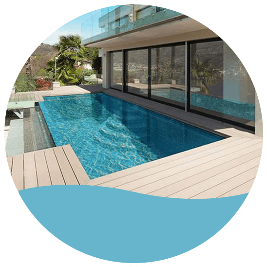 Leave A Reply Cancel Reply - Piscine A Debordement Sur Terrasse (555x555), Png Download