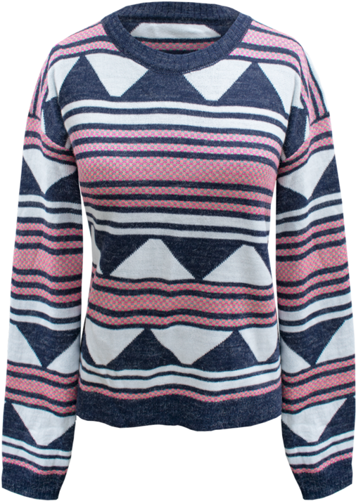 Sweater Multi C/triangulos - Sweater (640x960), Png Download