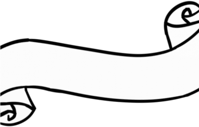 Drawn Scroll Blank - Scroll Drawing Png (640x480), Png Download