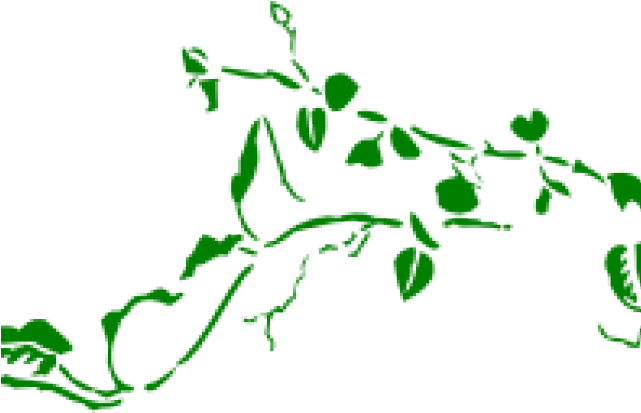Drawn Ivy Green Vine - Lavender Flower Border Png (640x480), Png Download