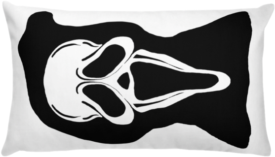 Double-sided Michael Myers / Ghostface - Cushion (600x600), Png Download