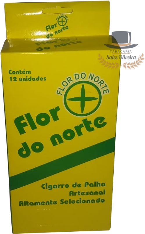 Palheiros Flor Do Norte 12 Maços Com 20 Cigarros - Box (1200x900), Png Download