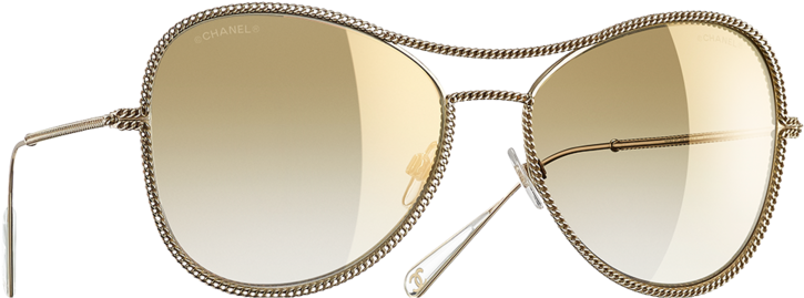 Aviator Sunglasses-sheet - Chanel All Around Crystal Aviators (846x493), Png Download