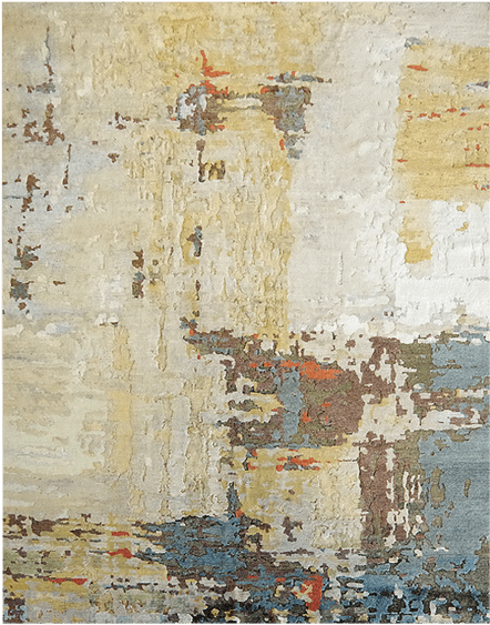 Rc D Hand-knotted Rug Memories 1 - Painting (500x637), Png Download