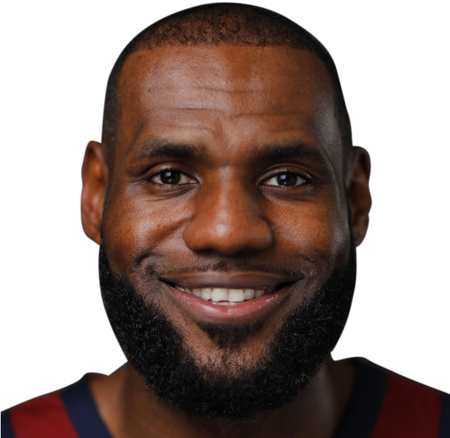 Lebron James - Gentleman (650x650), Png Download