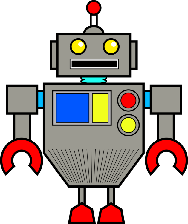 Robotics Robotic Technology Humanoid Robot Social Robot - Clipart Robot Cartoon (629x750), Png Download