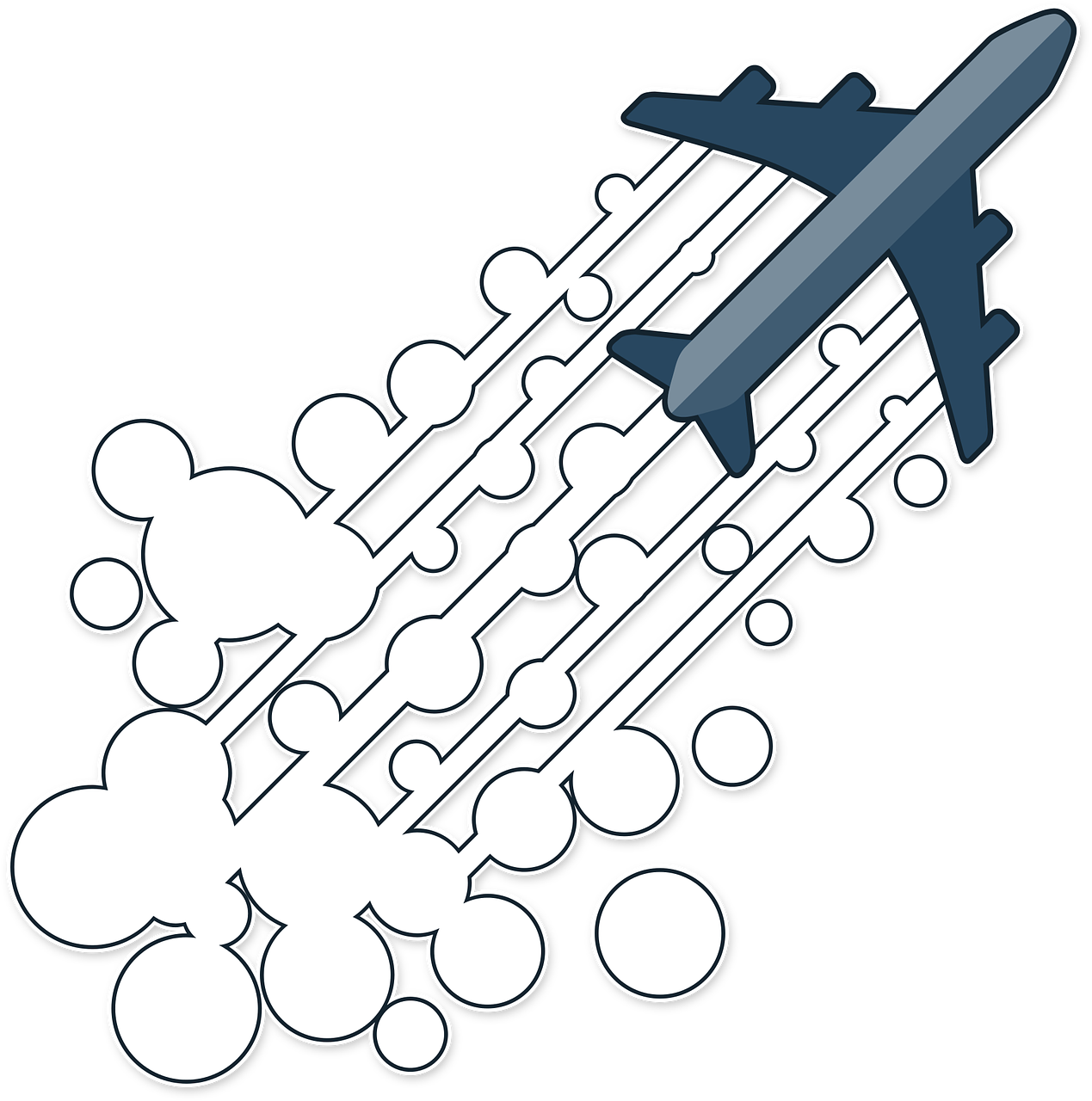Clip Art Images - Chemtrail Png (714x720), Png Download