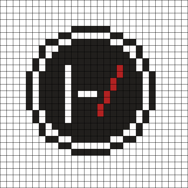 Twenty One Pilots Perler Bead Pattern Cuadricula, Bordado, - Twenty One Pilots Hama Beads (610x610), Png Download