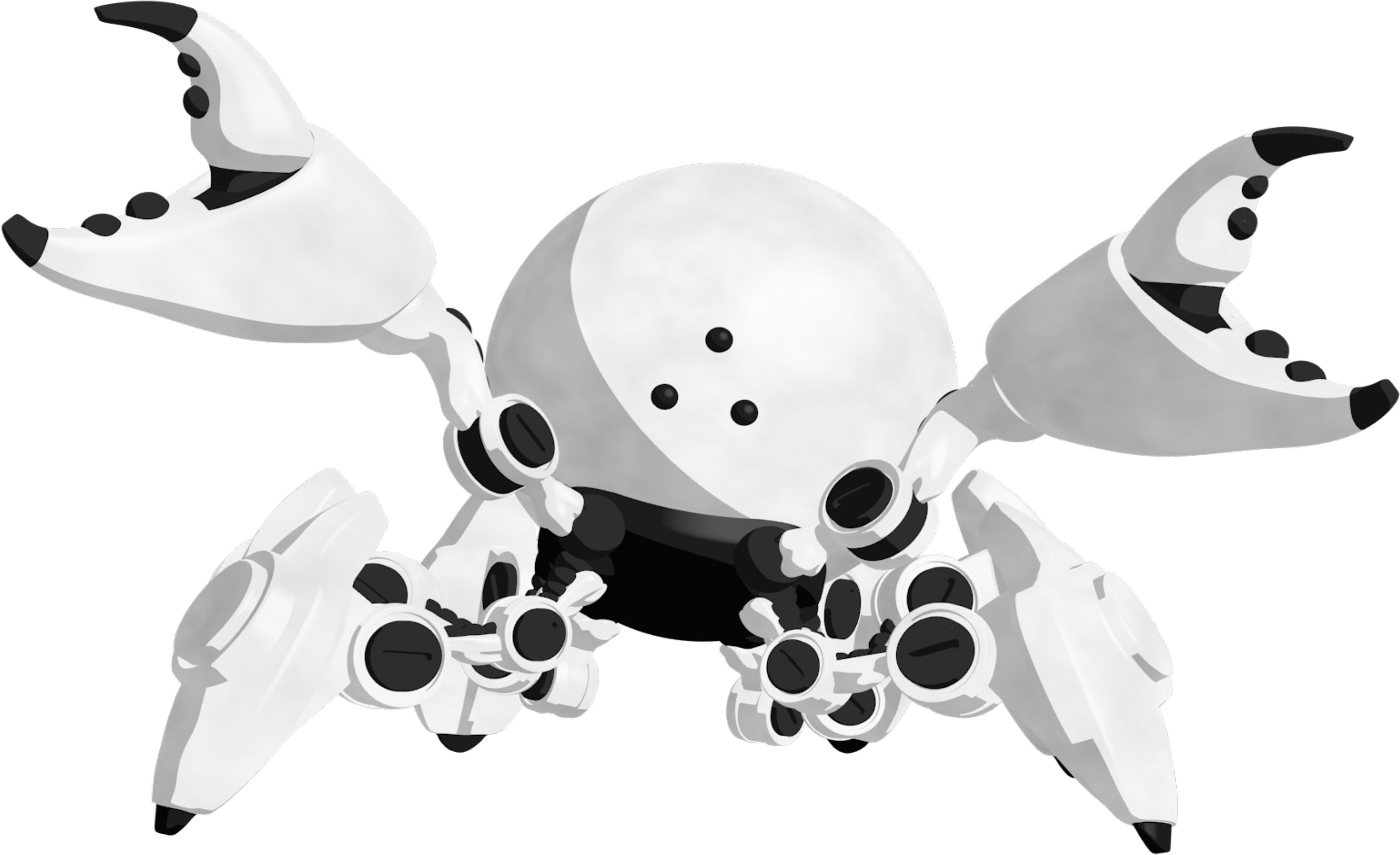 Cartoon Robot Crab (4096x2160), Png Download