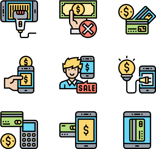 Cashless Society - Bills Payment Icon (600x564), Png Download