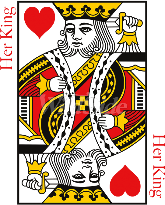 Her King Playing Card - Дама Карта Пнг (675x675), Png Download