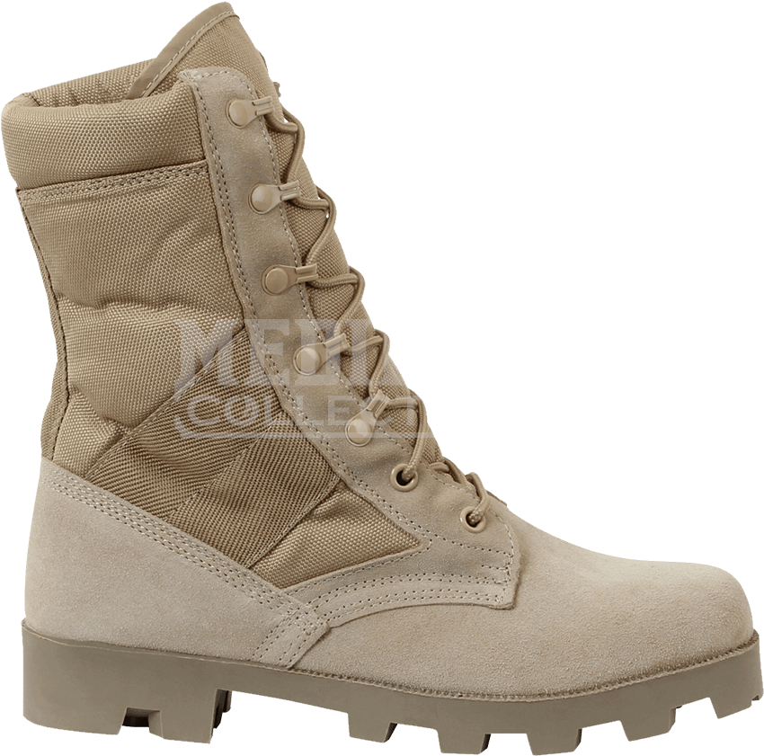 Canvas Boots Desert Army (850x850), Png Download