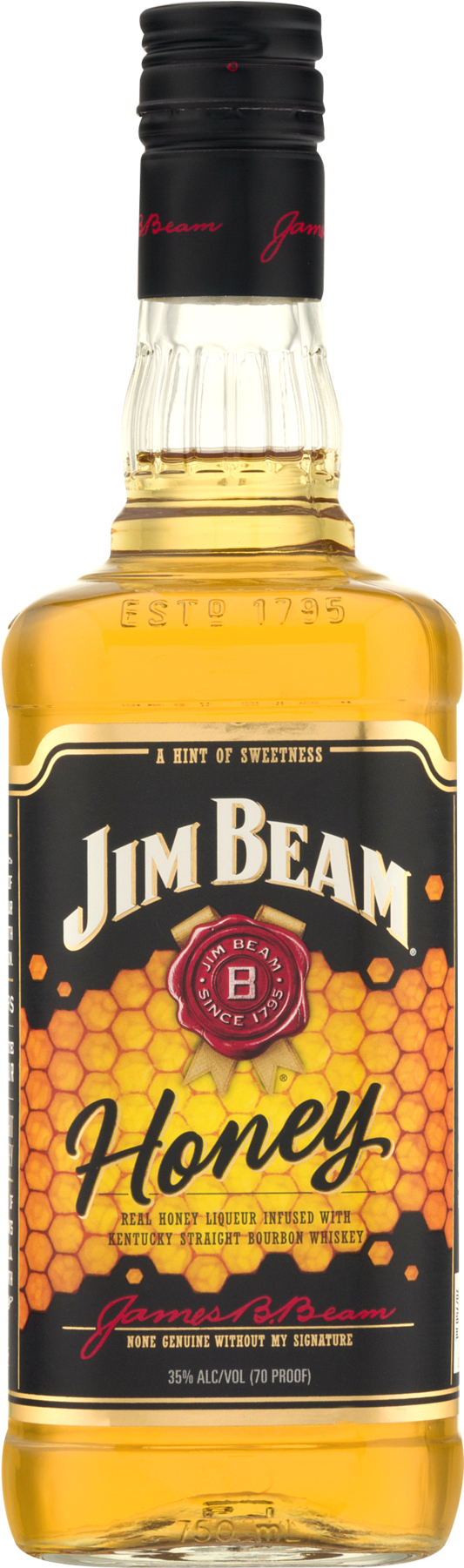 Jim Beam Honey Bourbon Whiskey, 750 Ml - Jim Beam Honey Whiskey (1800x1800), Png Download