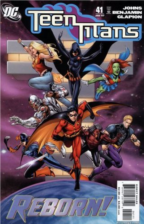 Купете Comics 2007-01 Teen Titans - Teen Titans Marvel (950x950), Png Download