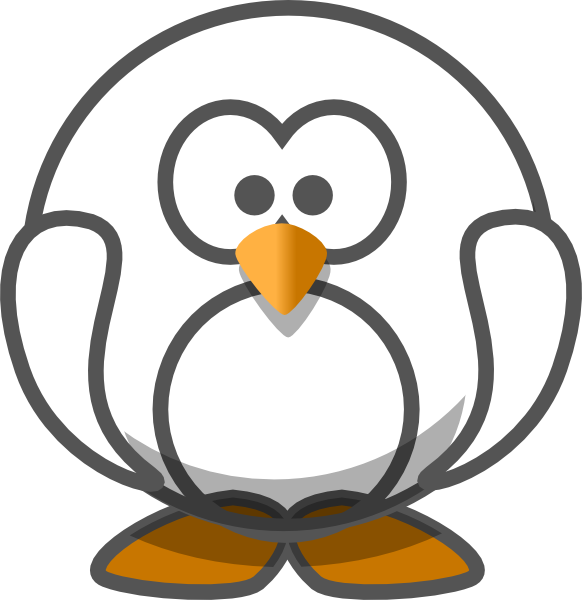 Penguin Clipart Png (582x600), Png Download