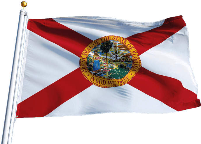 Florida Insurance Adjuster License - Flag (960x540), Png Download