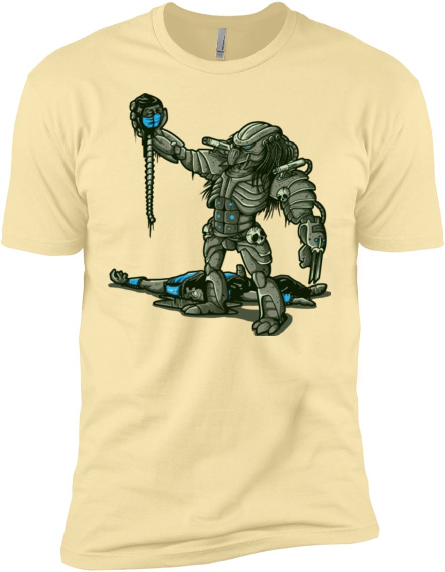 Fatality Men's Premium T-shirt - Military Robot (1155x1155), Png Download