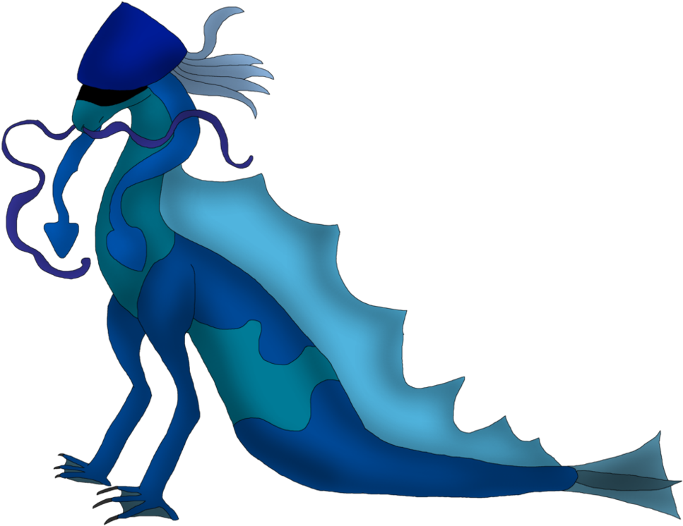 Download King Of Water Dragons By Fireember345 Illustration PNG Image