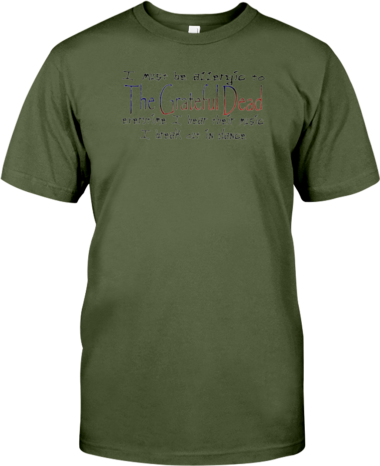 Download Grateful Dead Allergy - Shirt PNG Image with No Background ...