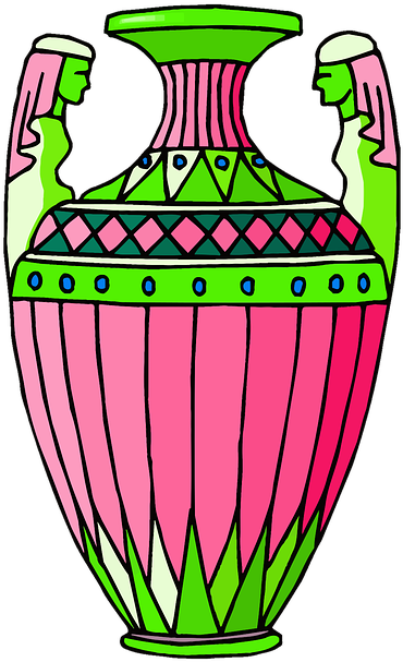 Container, Jar, Jug, Pot, Pottery, Vase, Vessel - Gambar Guci (437x720), Png Download