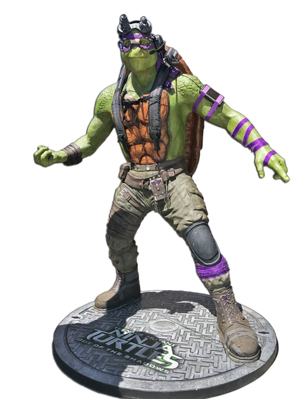 Donatello Teenage Mutant Ninja Turtle - Figurine (620x827), Png Download