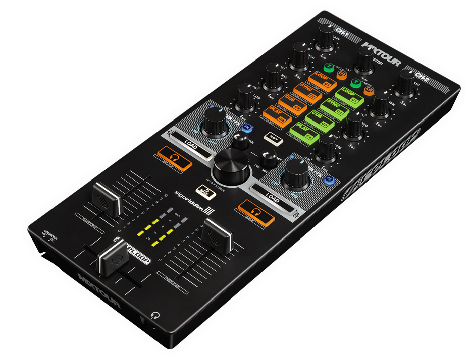 Details Zu Reloop Mixtour 2-channel Portable Dj Mixer - Djay Pro 2 Controller (1000x734), Png Download
