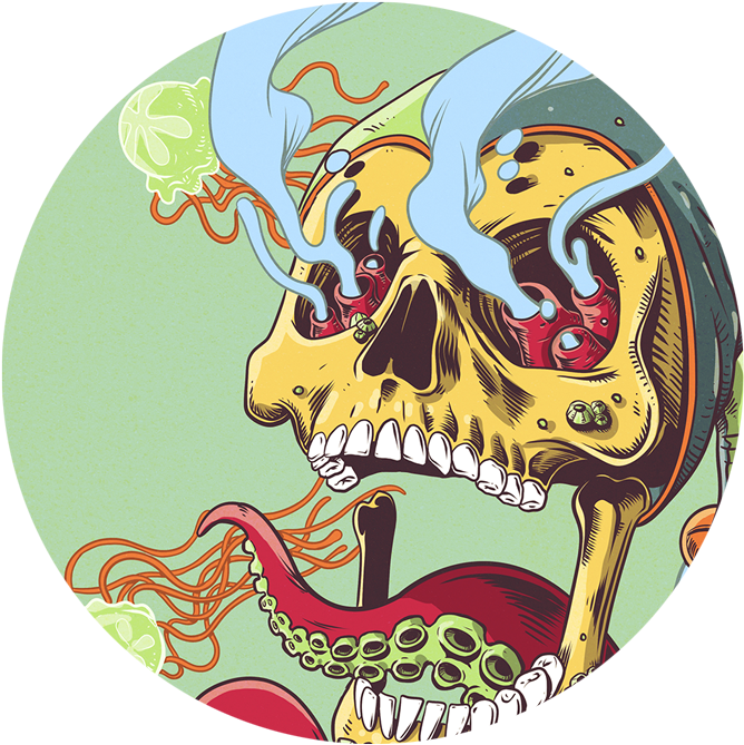 Detail / Detalhe - Fresca Ilustracion De Pedro Correa (706x705), Png Download