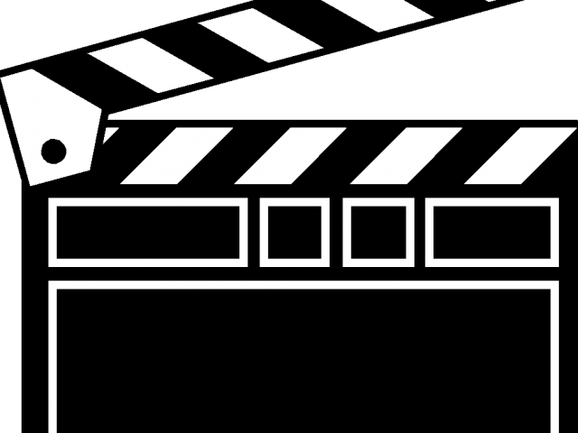 Clapperboard Clipart Black And White - Casting Call Image Png (640x480), Png Download