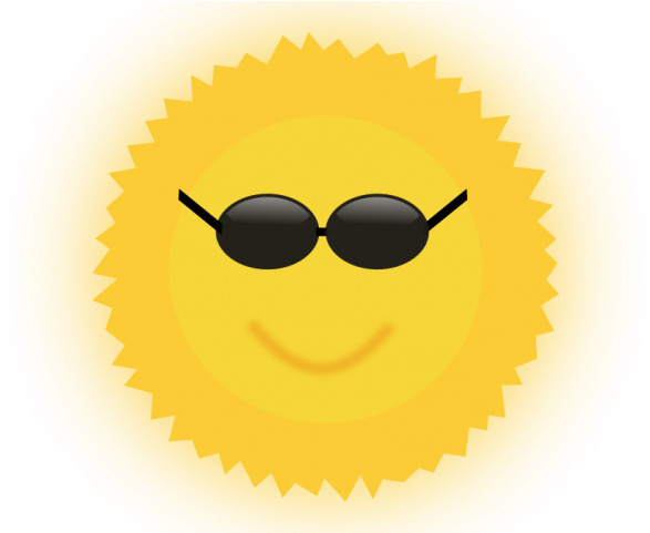 Ray Clipart Summer Sun - Plaatjes Zon (640x480), Png Download