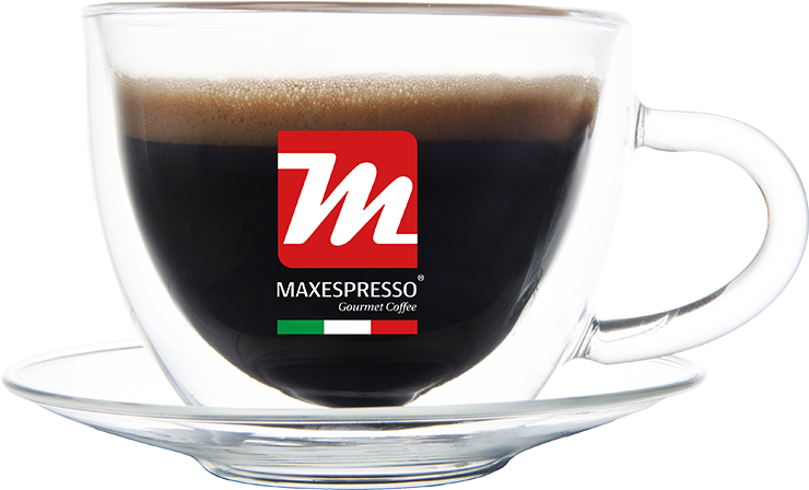 Maxespresso Doble Glass Cup Taza 210 Ml - Cup (1000x1000), Png Download