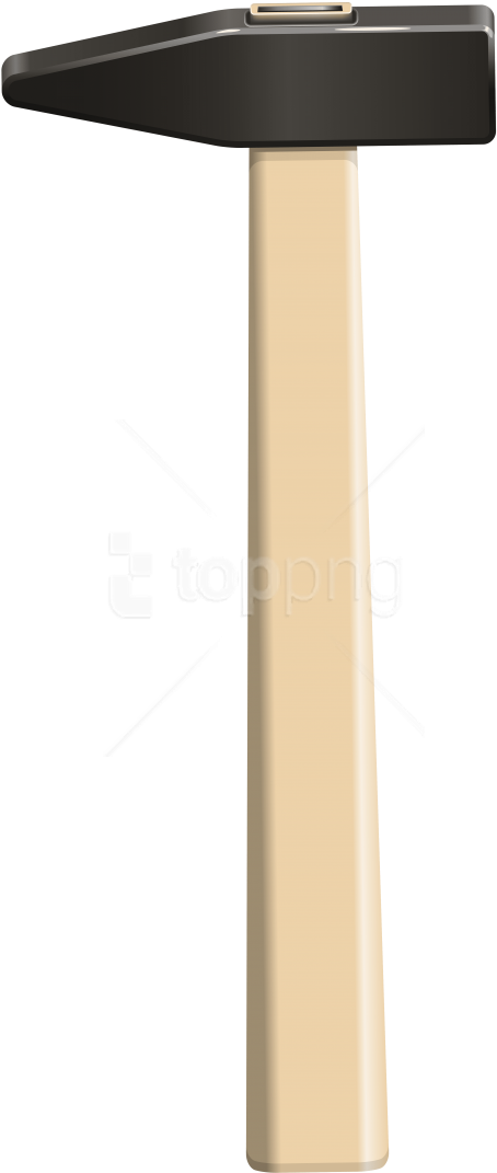 Download Hammer Clipart Png Photo - Wood (480x1089), Png Download
