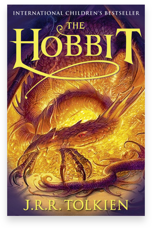 The Hobbit - Hobbit Book (530x794), Png Download