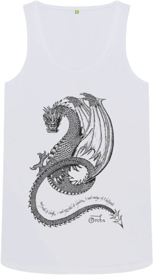 White Smaug™ Vest Top - Vest (640x674), Png Download