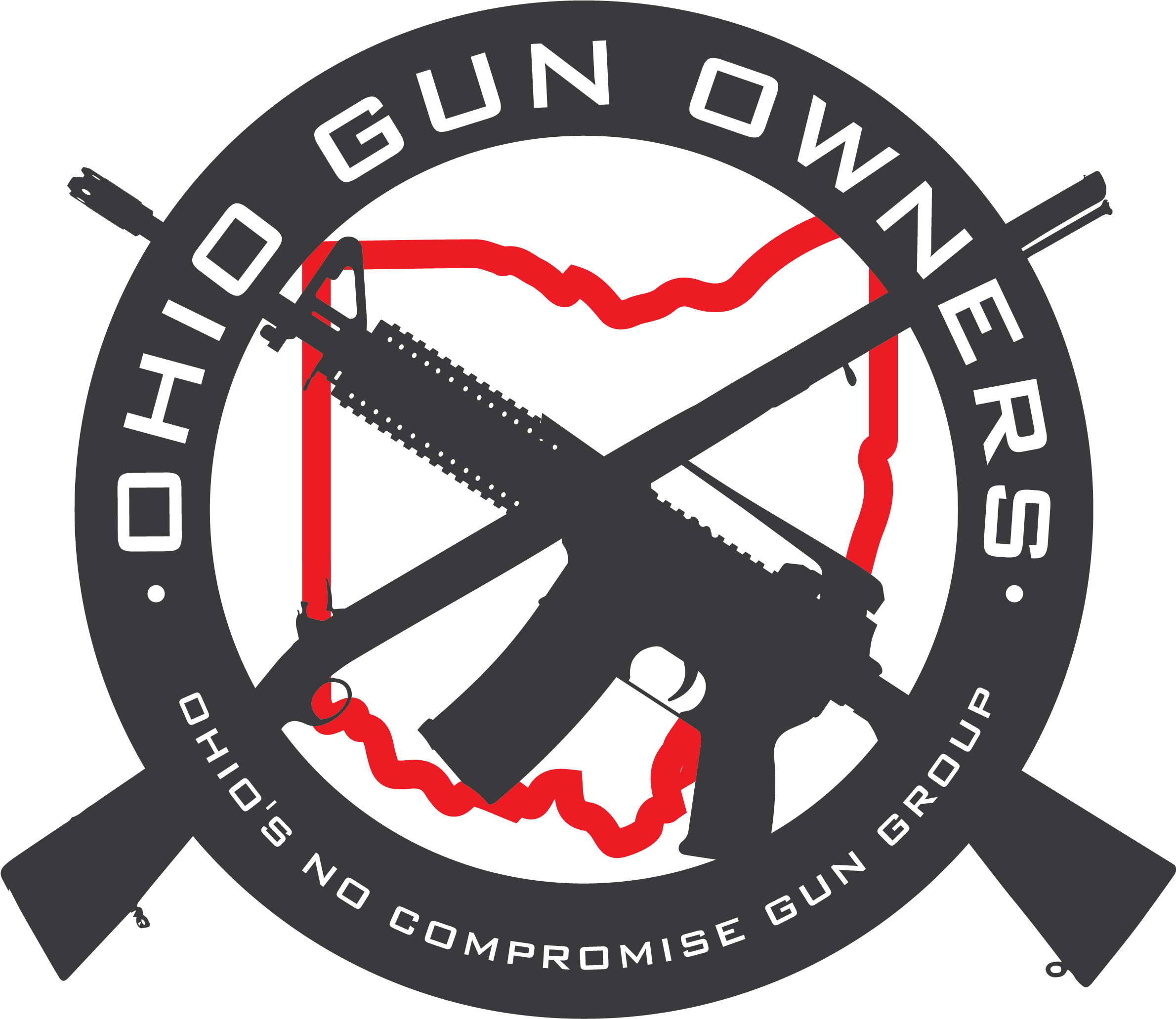 Nameohio Gun Rights Final - Ohio Gun Owners Logo (2488x2650), Png Download