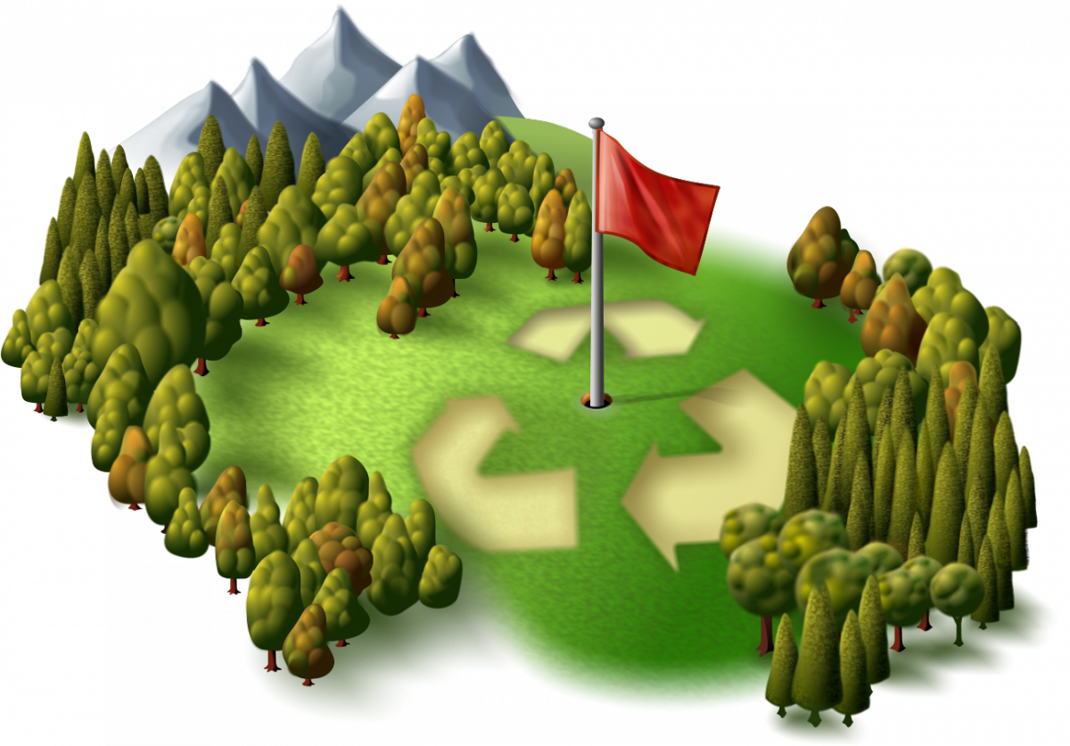 Environmentally Friendly Golf Courses - Illustration (1200x837), Png Download