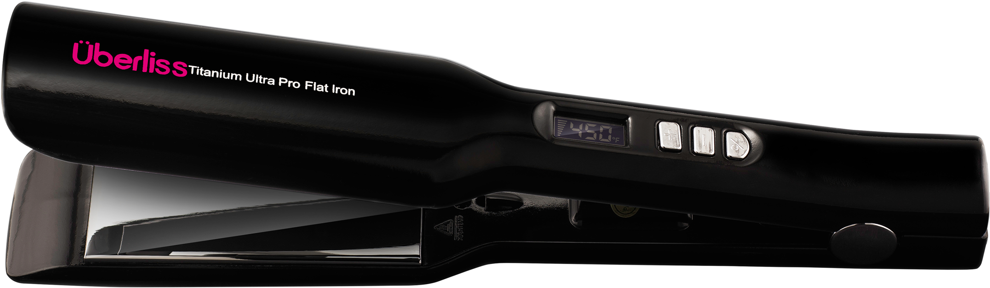 Uberliss Titanium Flat Iron - Rifle (2000x583), Png Download