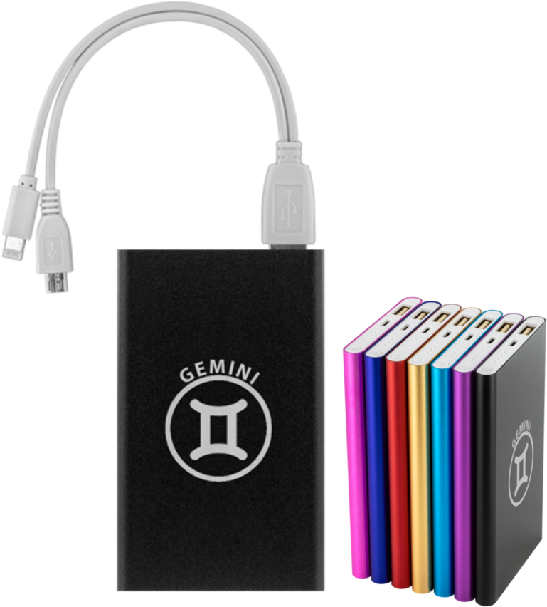 Gemini Symbol Power Bank - Battery Charger (900x900), Png Download