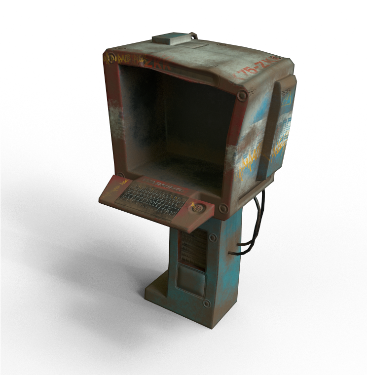 Broken Console - Wood (743x812), Png Download