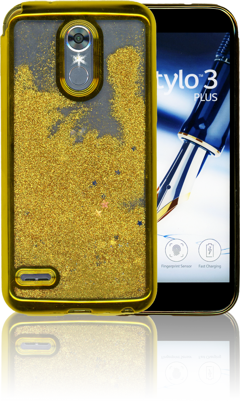Lg Stylo 3 Mmelectroplated Water Glitter With Stars - Samsung Galaxy (768x1280), Png Download