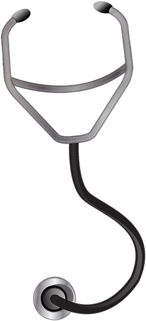 Stethoscope - Fonendoskop Png (500x1050), Png Download