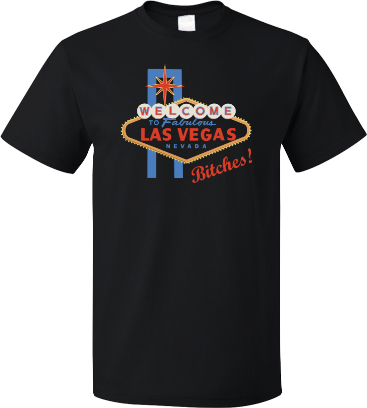 Unisex Black Welcome To Las Vegas, Bitches - Jrotc Mom Shirt (804x1005), Png Download