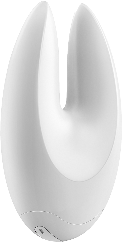 S4 Rechargeable Lay On Vibrator White - Computer Speaker (1400x1400), Png Download