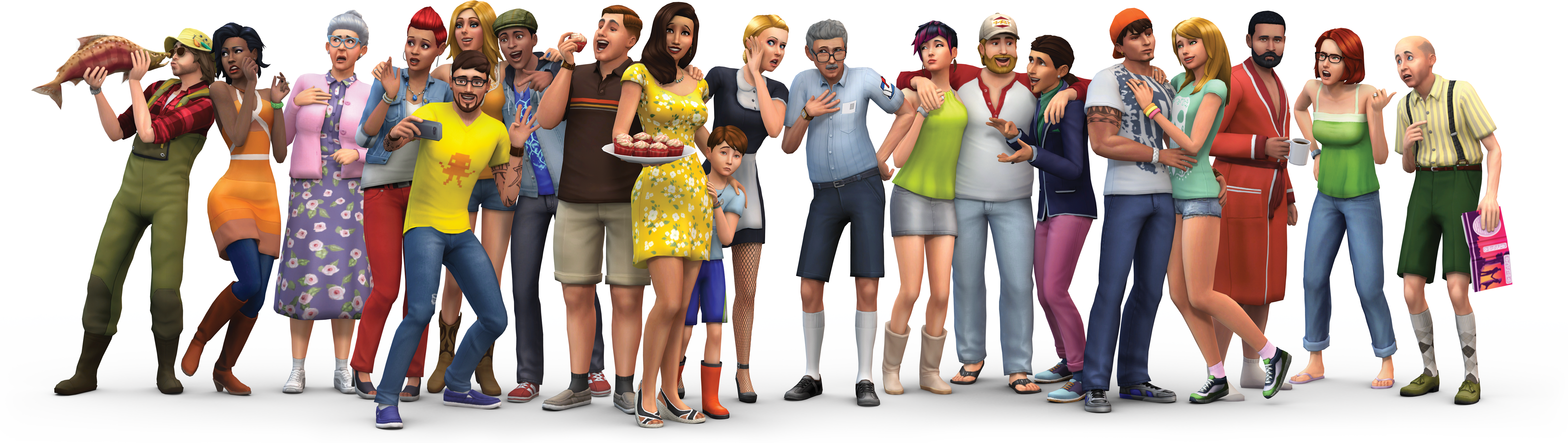 Link Https - Sims 4 (6066x1717), Png Download