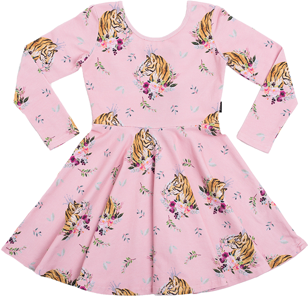 Rock Your Kid Wild Floral Waisted Dress (700x700), Png Download