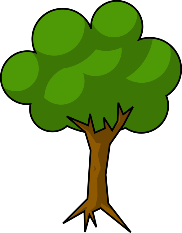 Shade Tree Download Computer Icons Shrub - Pokok Clipart (587x750), Png Download