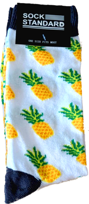Sock Standard - Pineapples - Miniskirt (690x690), Png Download