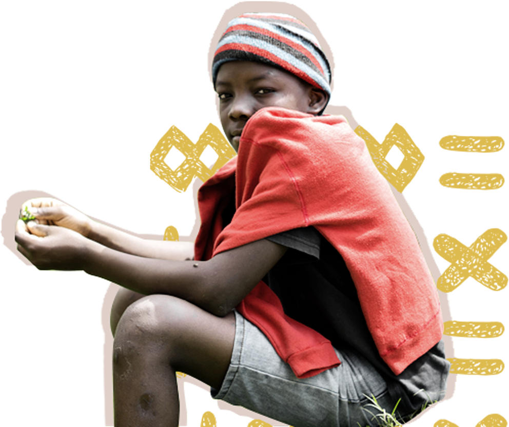 Young Child Sitting On The Street - Sitting (1000x852), Png Download